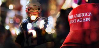 Tom Brady and the Unlucky Red Cap Tom Brady MAGA Hat